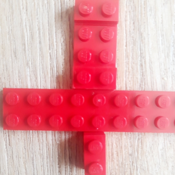 Assorted Lego Bricks - Red 1 Pound 10 oz - Picture 3 of 8